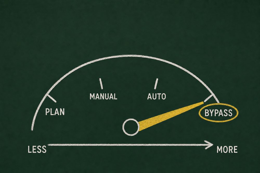 Dial gauge with four settings